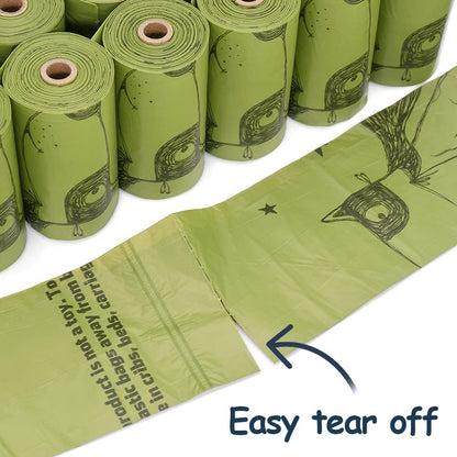 Dog Poop Bags 360 Count, Biodegradable Poop Bags Extra Thick Strong, Eco-Friendly Dog Waste Bag, Doggie Bag Refill Rolls