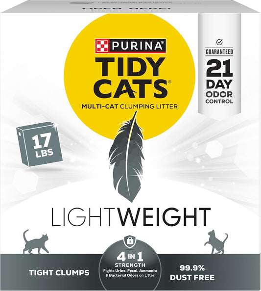 Purina  Lightweight 4-In-1 Strength Clumping Cat Litter